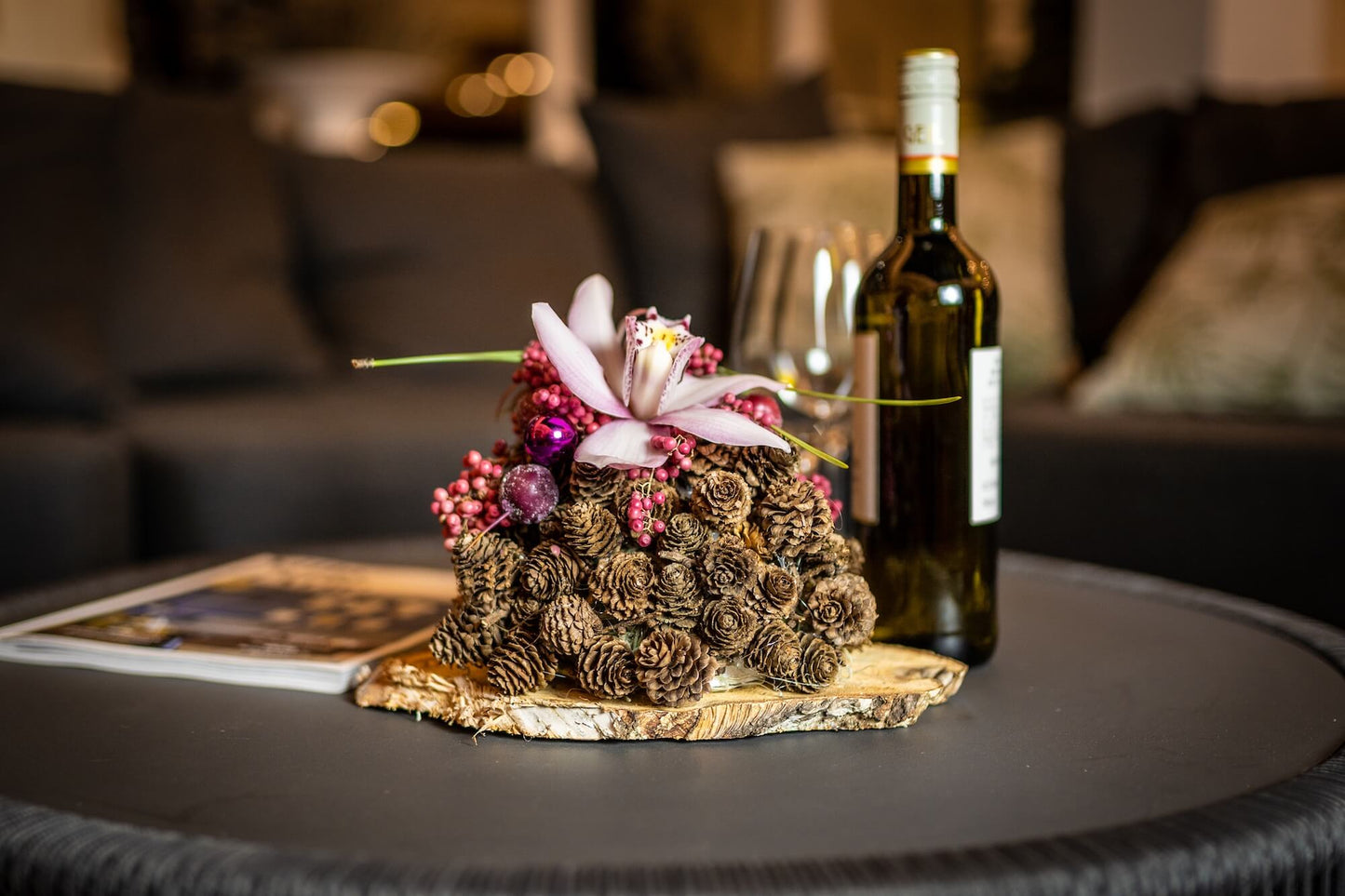 Weihnachtspraline Violet Plum